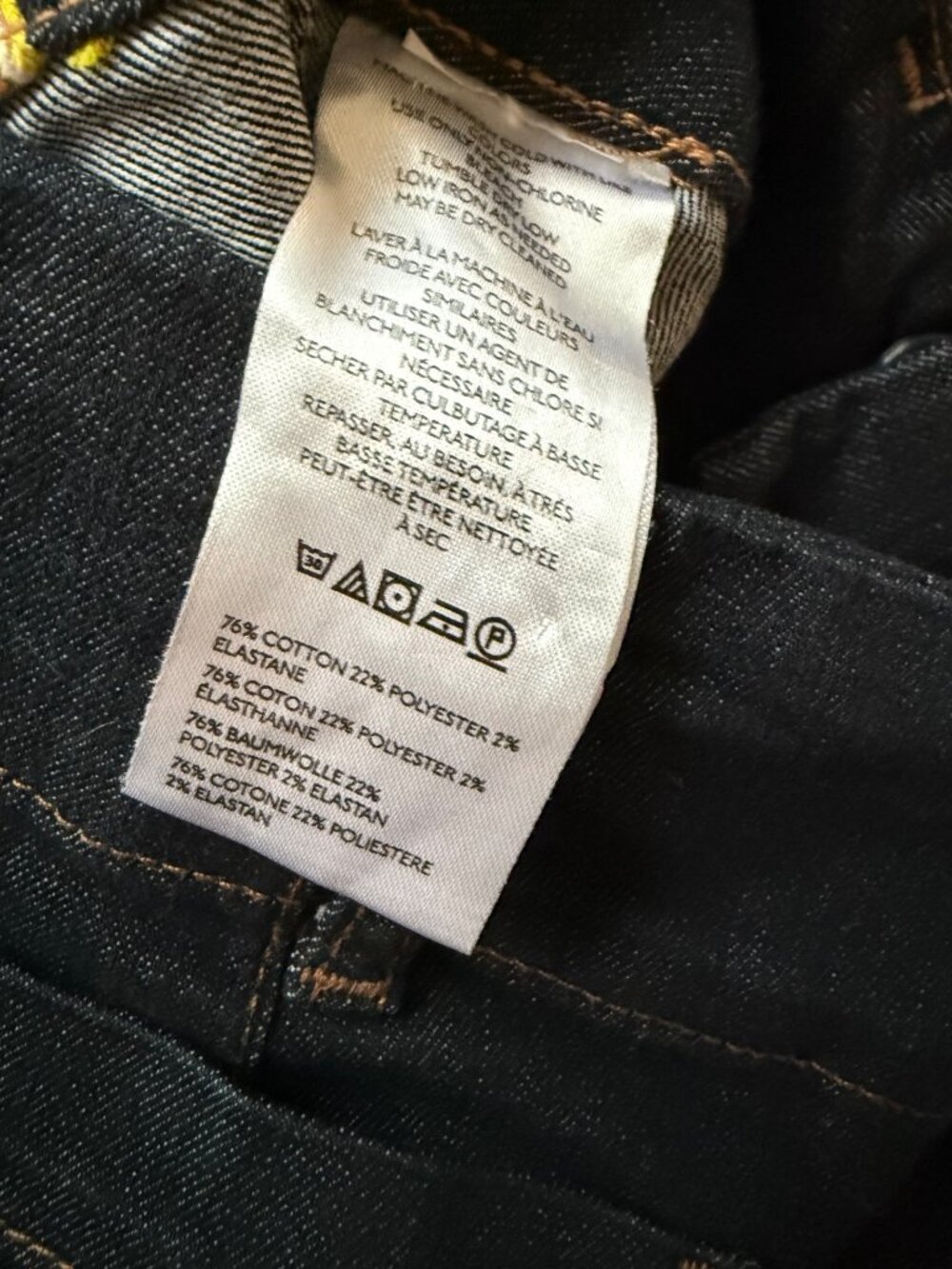 Maeve The Colette High-Rise Wide-Leg Cropped Jeans Dark Wash Size 26 Womens - Picture 6 of 8